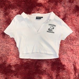 Peanuts crop top